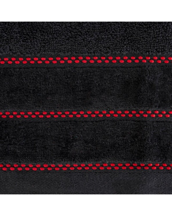 Ręcznik bawełna 30x50 Dona czarny Eurofirany