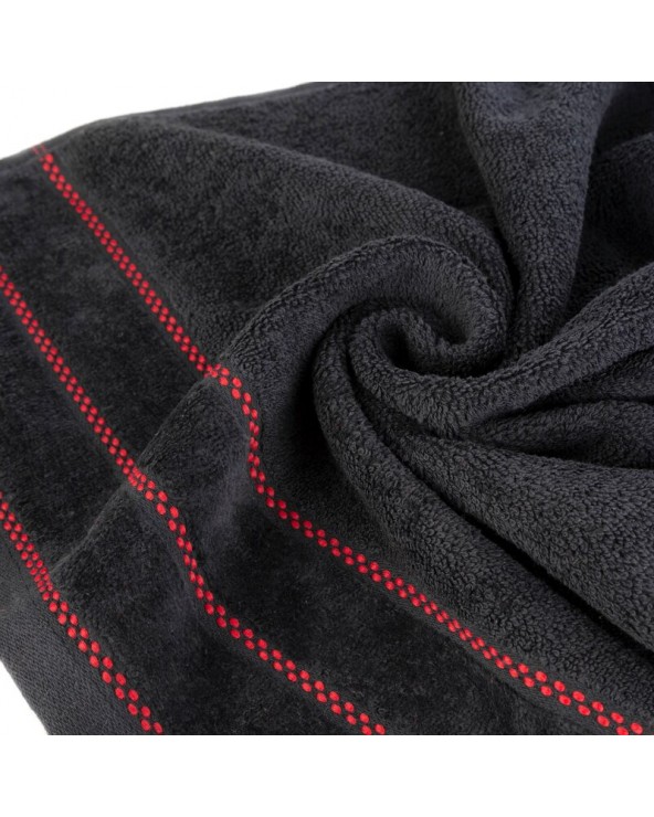 Ręcznik bawełna 30x50 Dona czarny Eurofirany