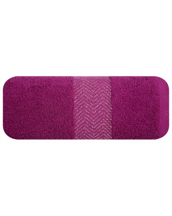 Ręcznik bawełna 70x140 Igor amarantowa Eurofirany