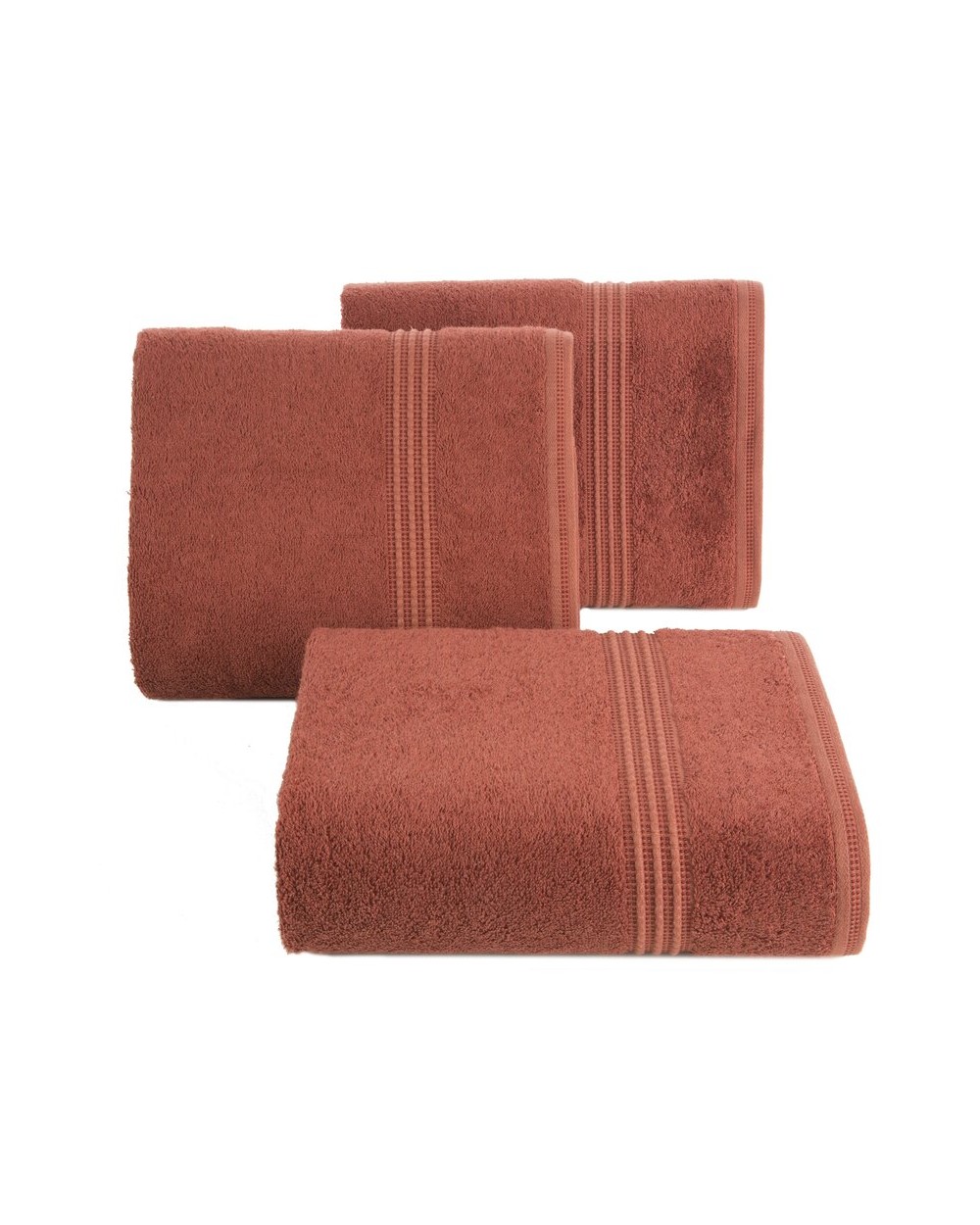 Ręcznik bambus 50x90 Mela ceglasty Eurofirany