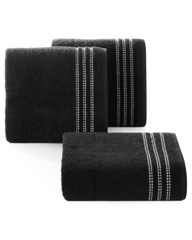 Ręcznik bawełna 70x140 Seba czarny Eurofirany