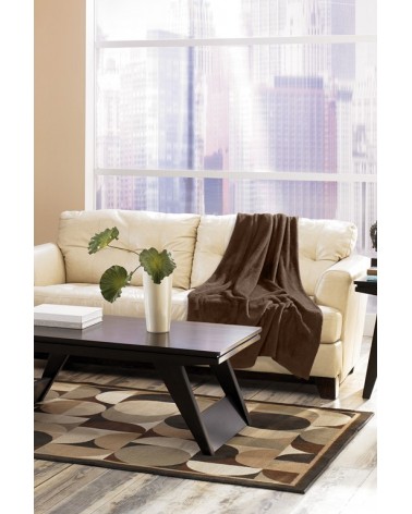 Koc pluszowy 150x200 Kaszmirowy Dotyk brązowy Matex