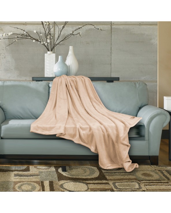 Koc pluszowy 150x200 Kaszmirowy Dotyk cappuccino Matex