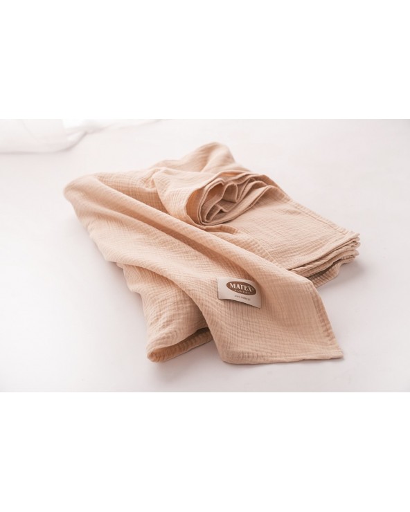 Narzuta muślinowa 240x210 cappuccino Matex