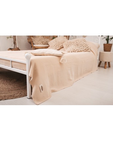 Narzuta muślinowa 240x210 cappuccino Matex