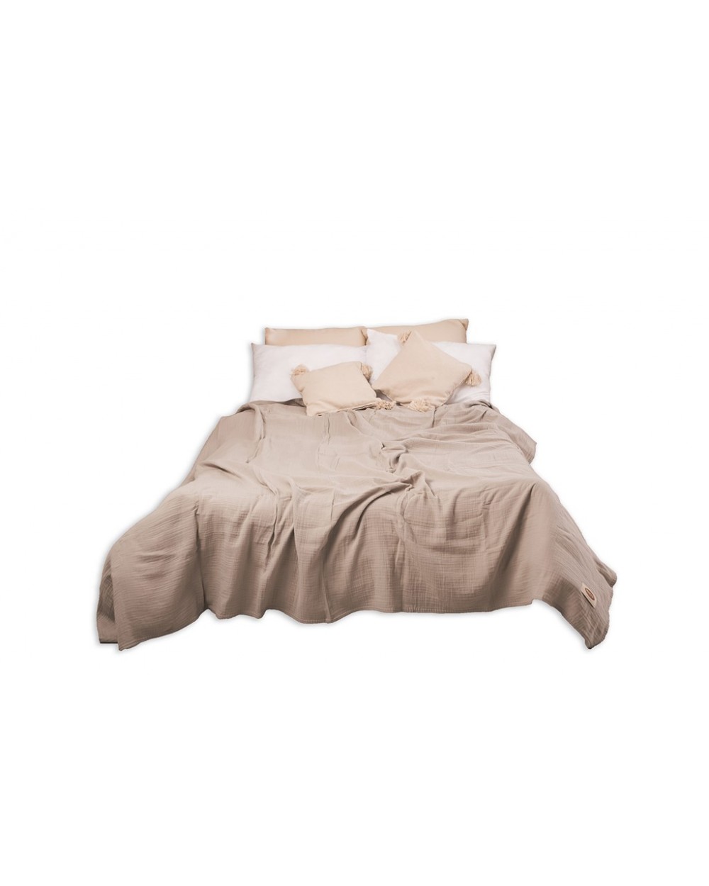 Narzuta muślinowa 240x210 popielata Matex