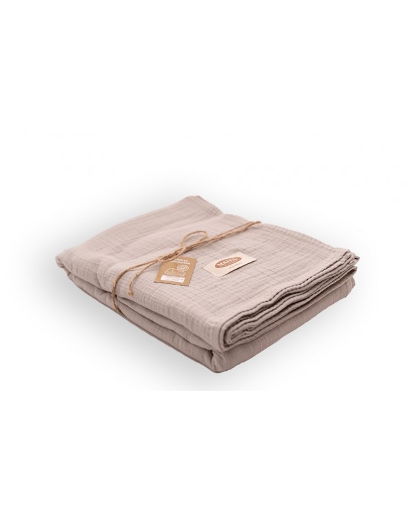 Narzuta muślinowa 240x210 popielata Matex