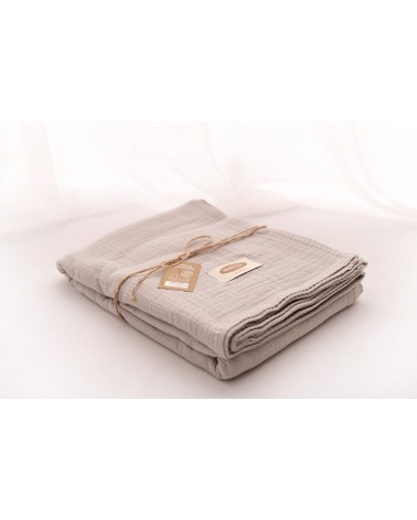 Narzuta muślinowa 240x210 popielata Matex