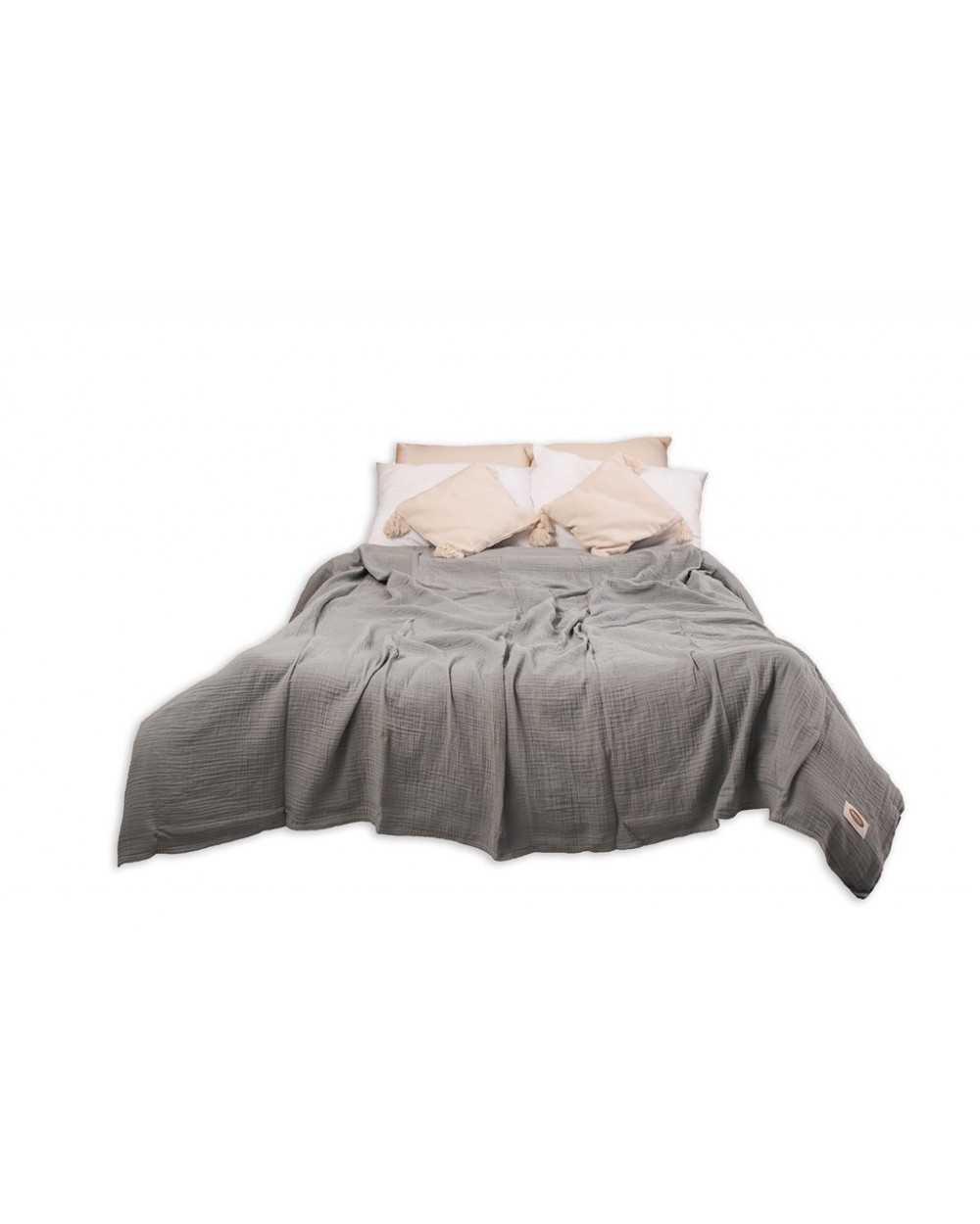 Narzuta muślinowa 240x210 antracytowa Matex