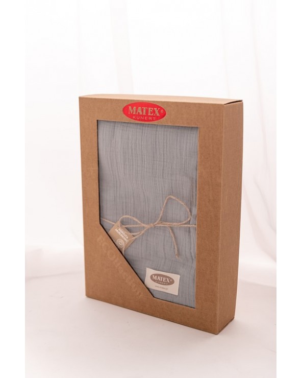 Narzuta muślinowa 240x210 antracytowa Matex