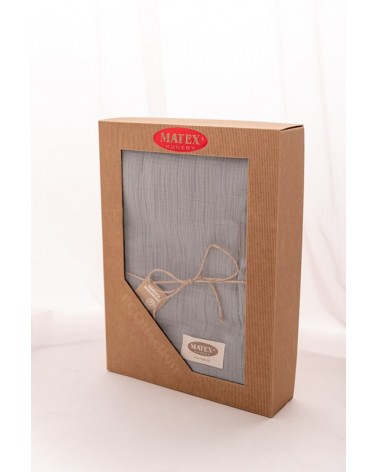 Narzuta muślinowa 240x210 antracytowa Matex