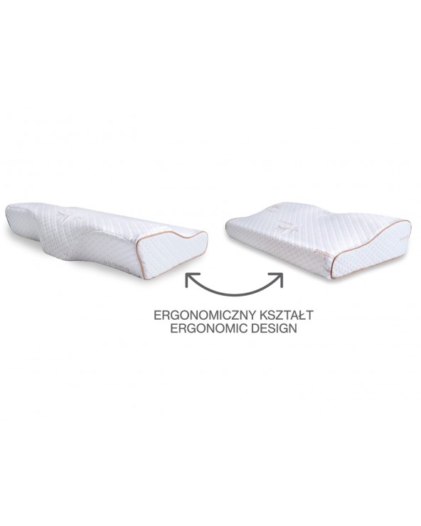 Poduszka profilowana ortopedyczna dwustronna GAMMA 60x33x11 Memory Foam Matex