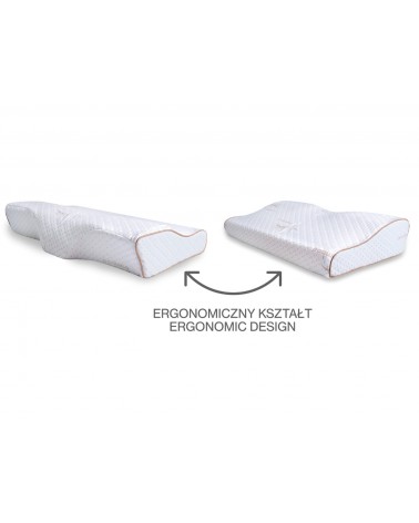 Poduszka profilowana ortopedyczna dwustronna GAMMA 60x33x11 Memory Foam Matex