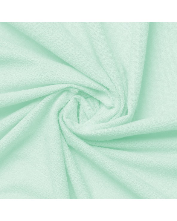 Prześcieradło nieprzemakalne frotte 160x200x20 z gumką jasnomiętowe MATEX