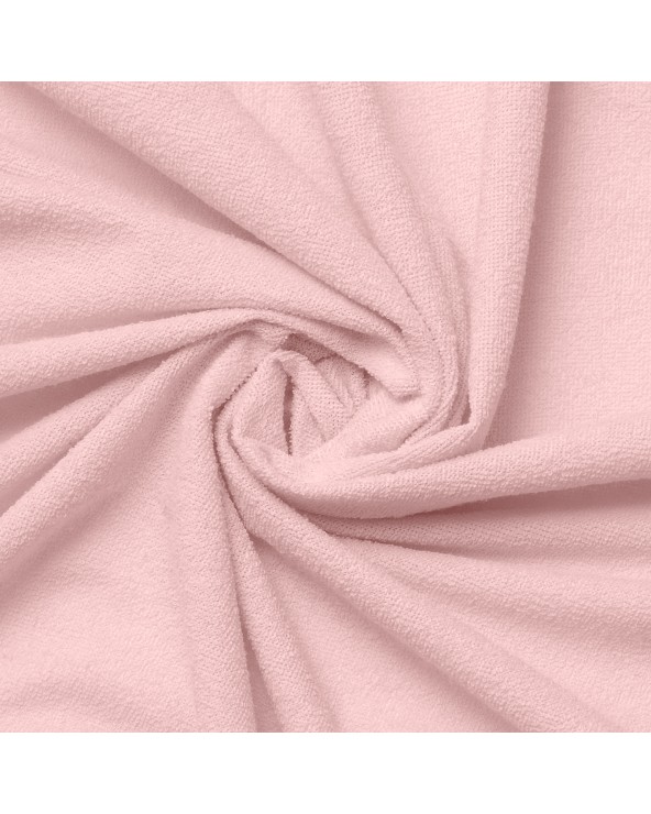 Prześcieradło nieprzemakalne frotte 90x200x20 z gumką róż kwarcowy MATEX