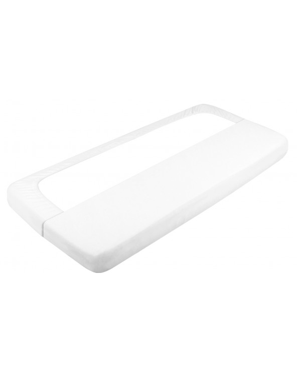 Prześcieradło wysokie nieprzemakalne jersey 100x200x30 z gumką białe MATEX