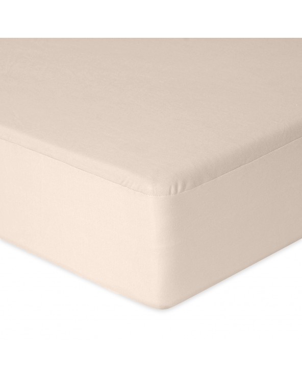 Prześcieradło nieprzemakalne jersey 140x200x20 z gumką cappuccino MATEX