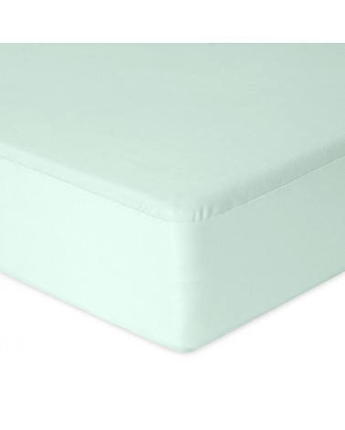 Prześcieradło nieprzemakalne jersey 140x200x20 z gumką jasnomiętowe MATEX