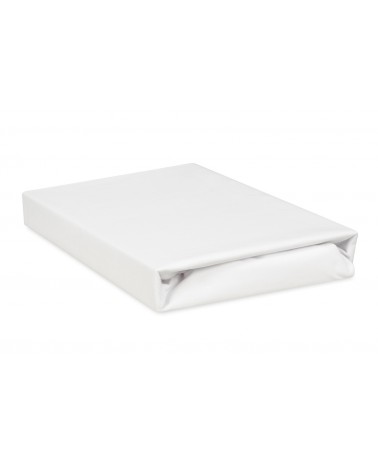 Prześcieradło wysokie nieprzemakalne jersey 140x200x30 z gumką białe MATEX