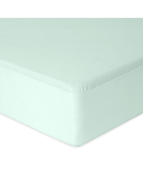 Prześcieradło nieprzemakalne jersey 160x200x20 z gumką jasnomiętowe MATEX