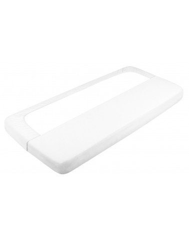 Prześcieradło wysokie nieprzemakalne jersey 90x200x30 z gumką białe MATEX