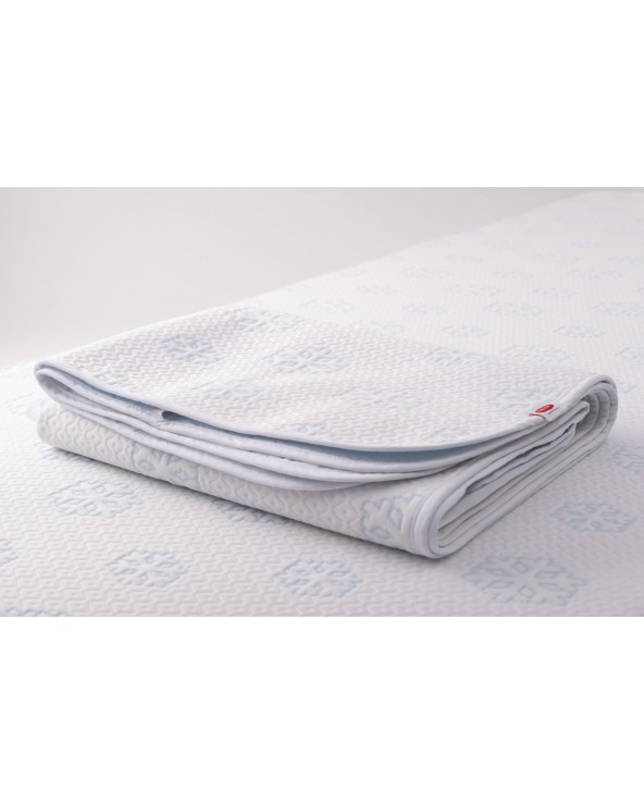Podkład chłodzący nieprzemakalny 160x200 Frosty biały MATEX