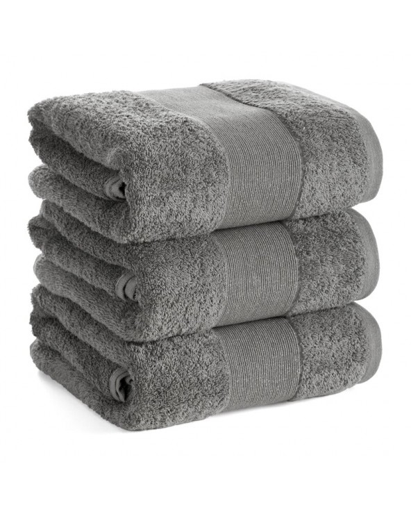 Ręcznik bawełna 30x50 Zoja stalowy Eurofirany