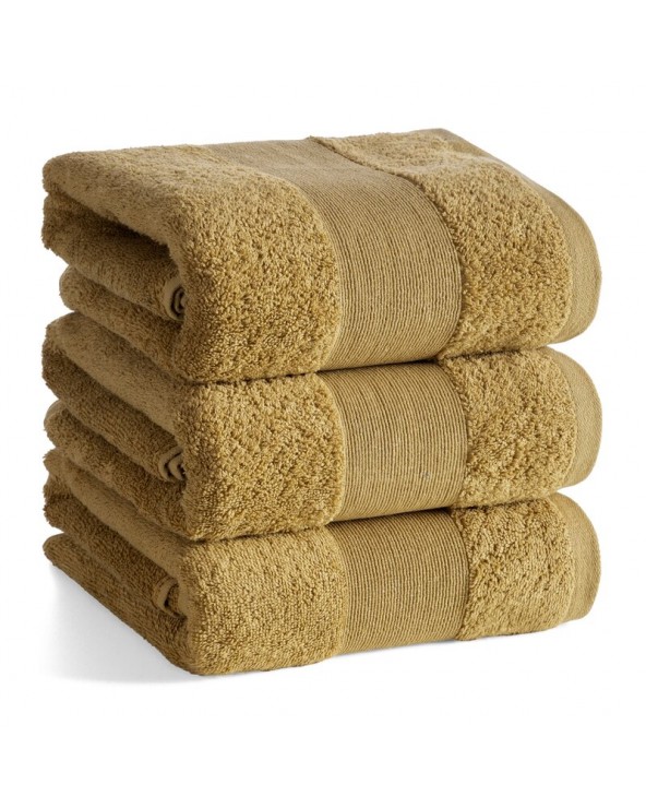 Ręcznik bawełna 30x50 Zoja musztardowy Eurofirany