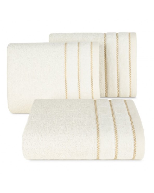 Ręcznik bawełna 30x50 Dona kremowa Eurofirany