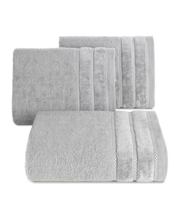 Ręcznik bawełna 30x50 Dona stalowy Eurofirany