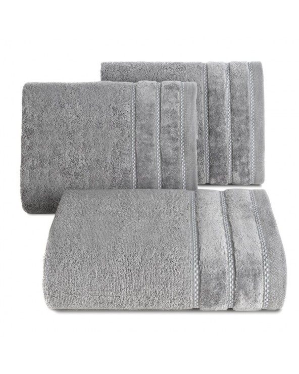 Ręcznik bawełna 30x50 Dona grafitowy Eurofirany