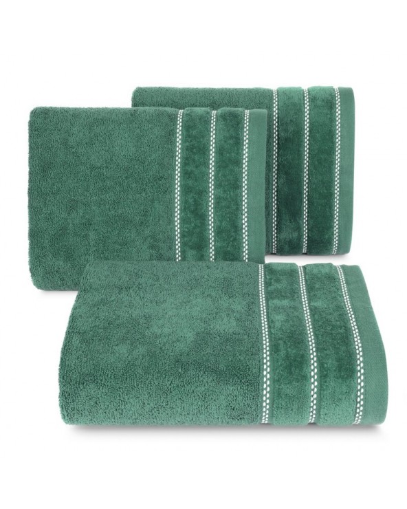 Ręcznik bawełna 30x50 Dona ciemnozielony Eurofirany