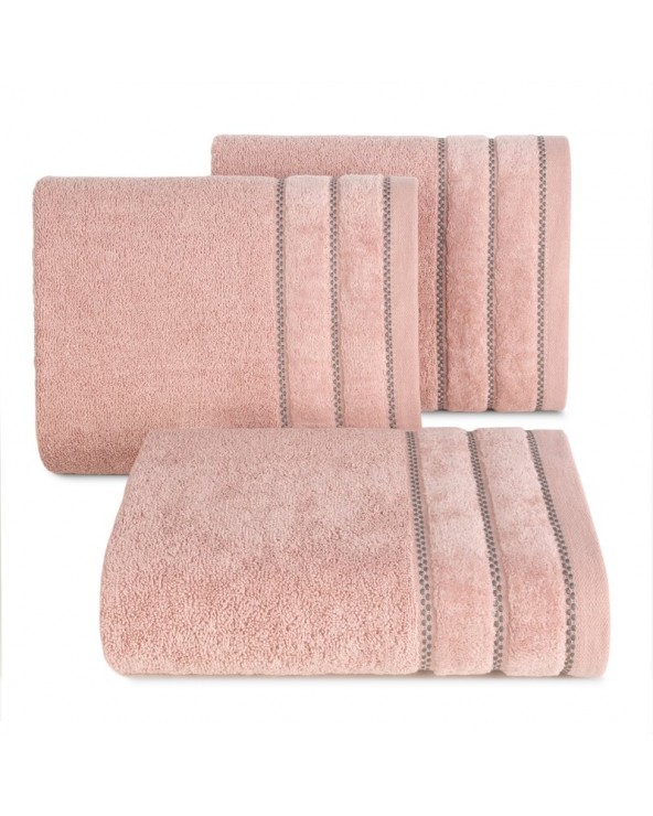 Ręcznik bawełna 30x50 Dona pudrowy Eurofirany