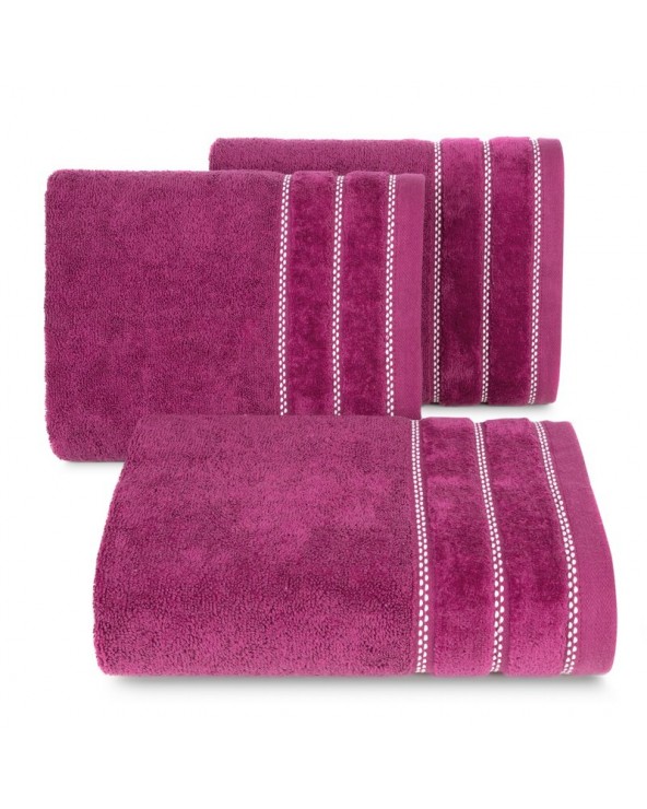 Ręcznik bawełna 30x50 Dona amarantowy Eurofirany