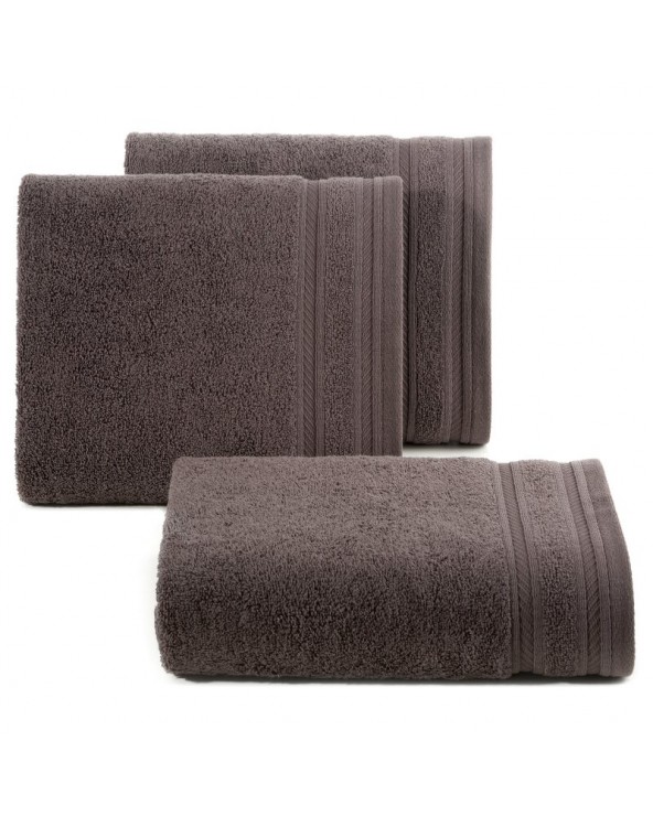 Ręcznik bawełna 50x90 Kely grafitowy Eurofirany