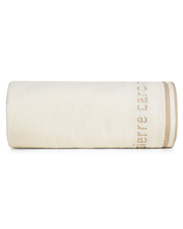 Ręcznik bawełna 30x50 + 50x90 + 70x140 kpl 3 szt Pierre Cardin Rocco kremowy Eurofirany
