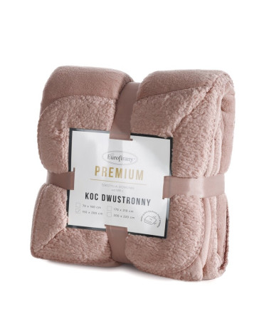 Koc sherpa baranek 70x160 Tedy mocha Eurofirany