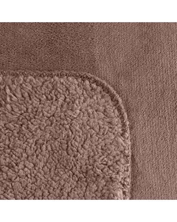 Koc sherpa baranek 70x160 Tedy mocha Eurofirany