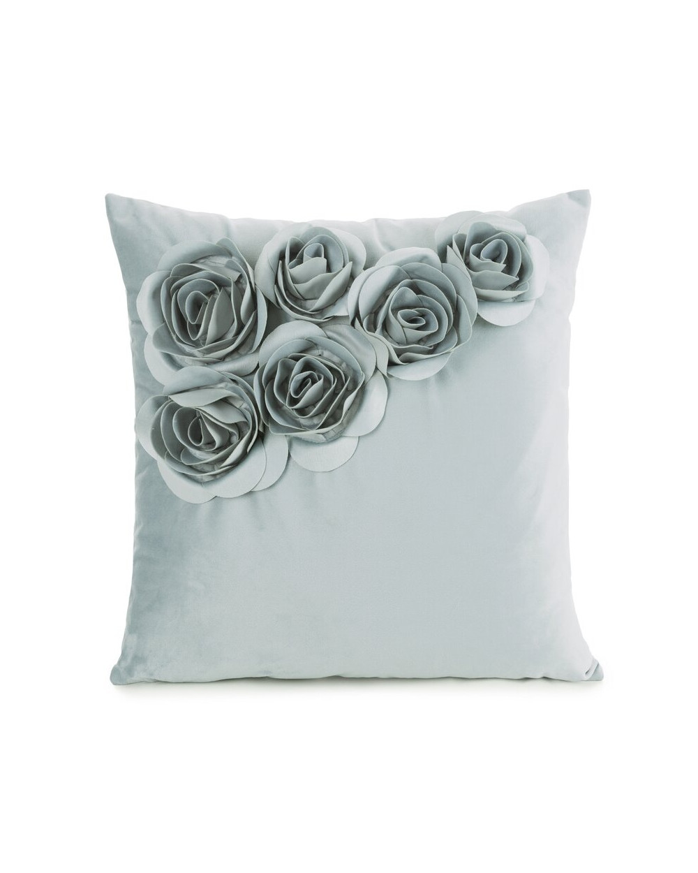 Poszewka velvet 45x45 Flores 1 miętowa Eurofirany