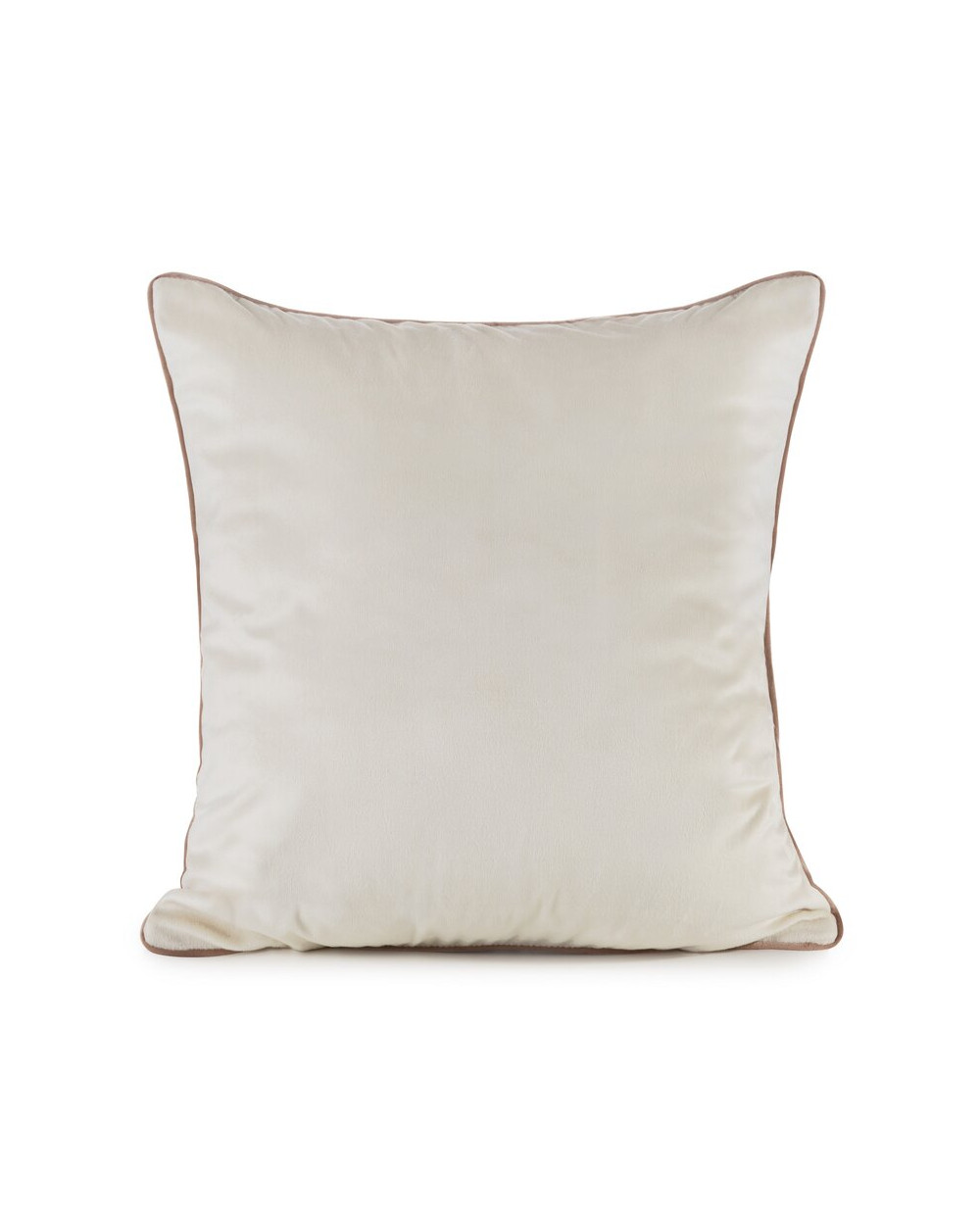 Poszewka velvet 45x45 Gaja 2 kremowa Eurofirany