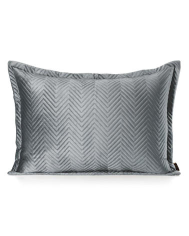 Poszewka velvet 50x70 Sofia grafirowa Eurofirany