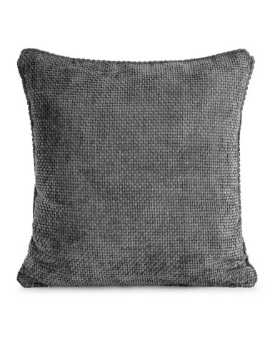 Poszewka pluszowa 45x45 Szenil 6 stalowa Eurpfirany