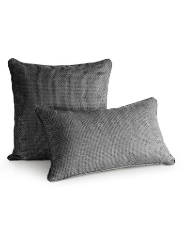 Poszewka pluszowa 45x45 Szenil 6 stalowa Eurpfirany