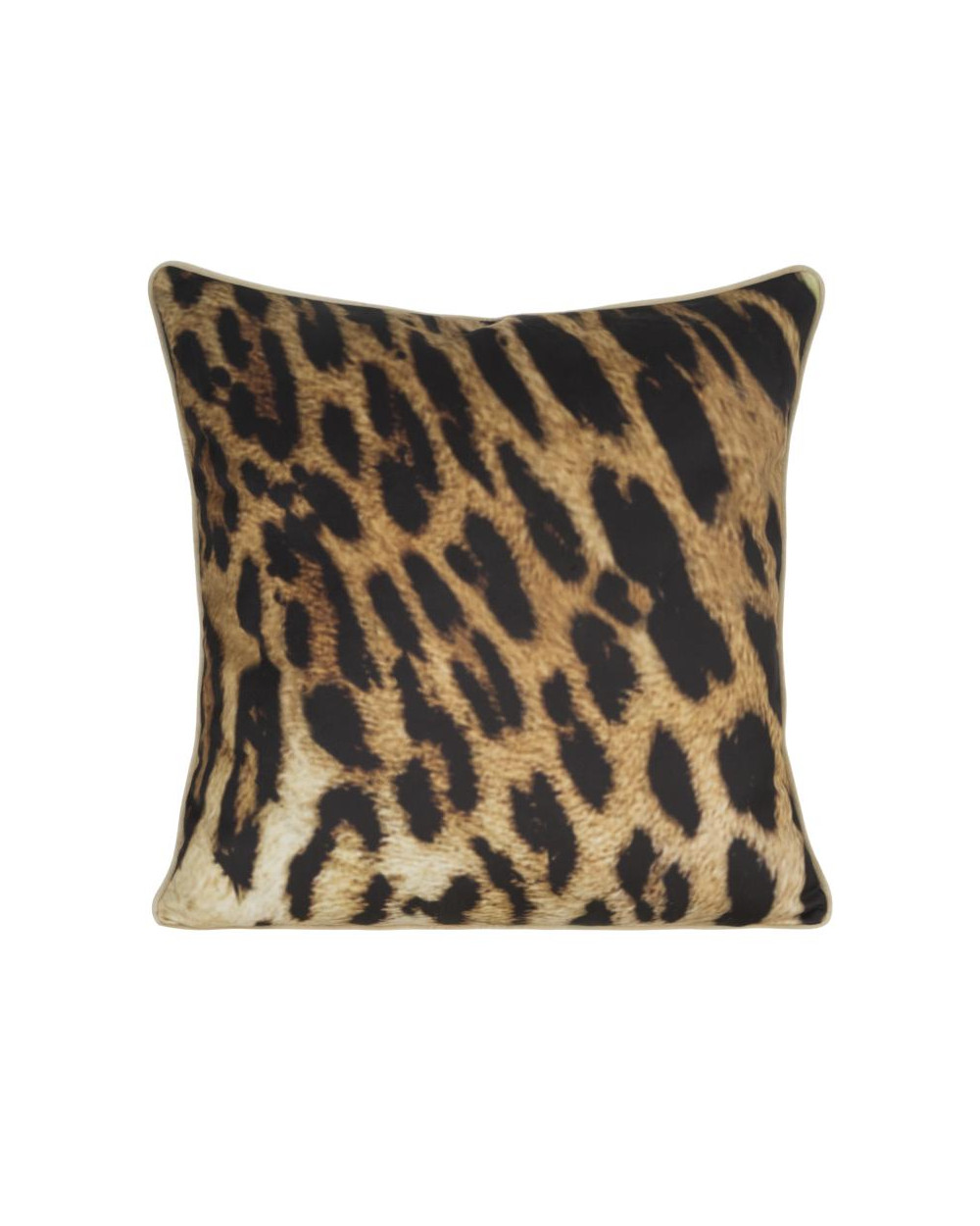 Poszewka velvet 60x60 Eva 15A czarna/brązowa Eurofirany