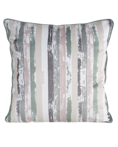 Poszewka velvet 60x60 Juliet biała/zielona Eurofirany 