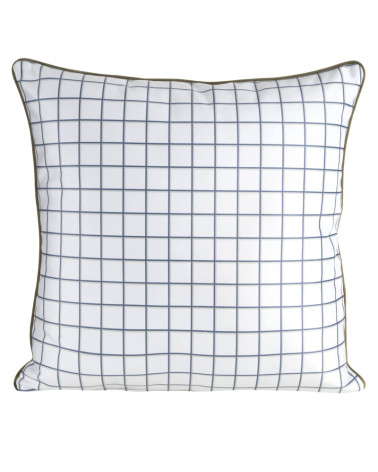 Poszewka velvet 45x45 Sofia biała/fioletowa Eurofirany 