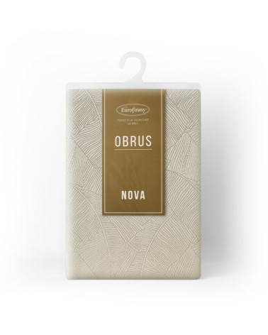 Obrus 140x300 Isla kremowy Eurofirany