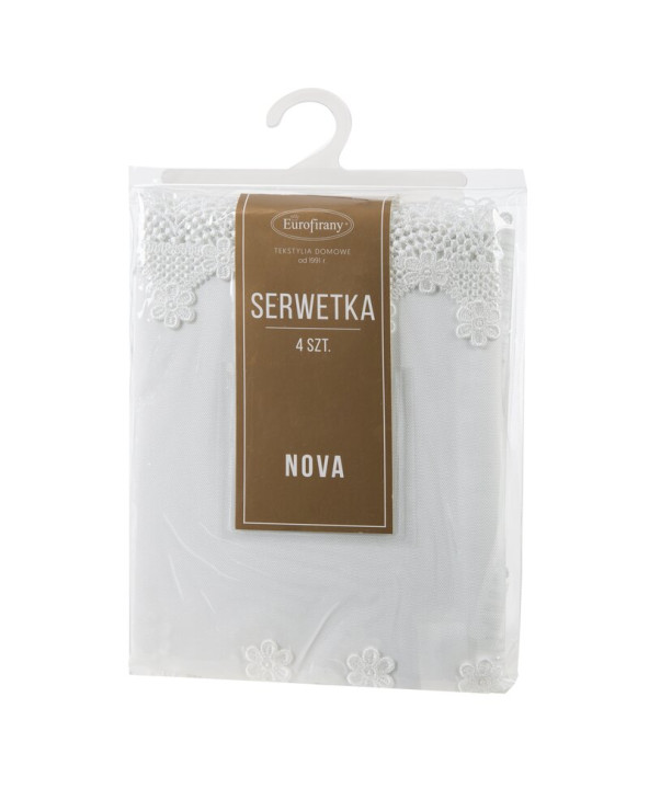 Serwetka 30x40 Rita kpl 4 szt biała Eurofirany