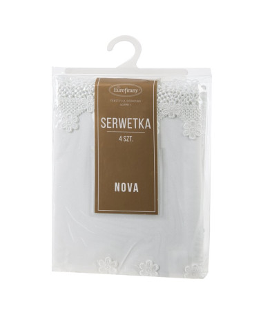 Serwetka 30x40 Rita kpl 4 szt biała Eurofirany