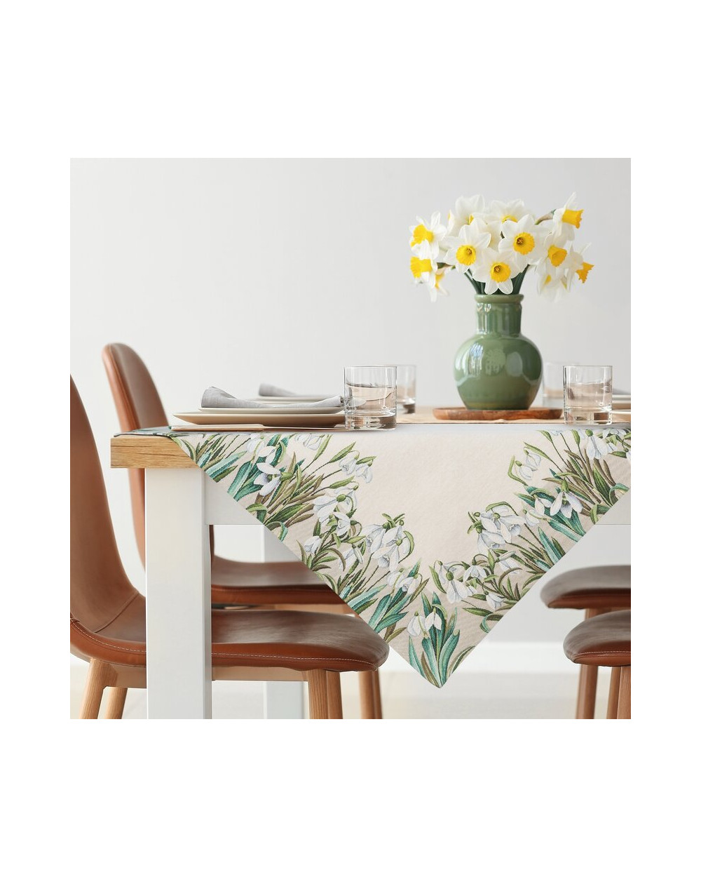 Obrus 100x100 Cho 1300 naturalny Eurofirany